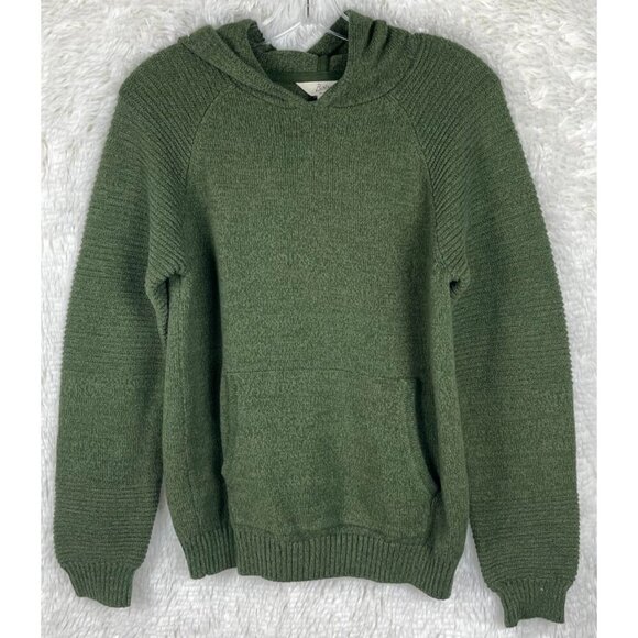 Bixby Nomad Other - Bixby Nomad XL 16/18 Green Hooded Sweater Front Pocket Pouch Long Sleeve